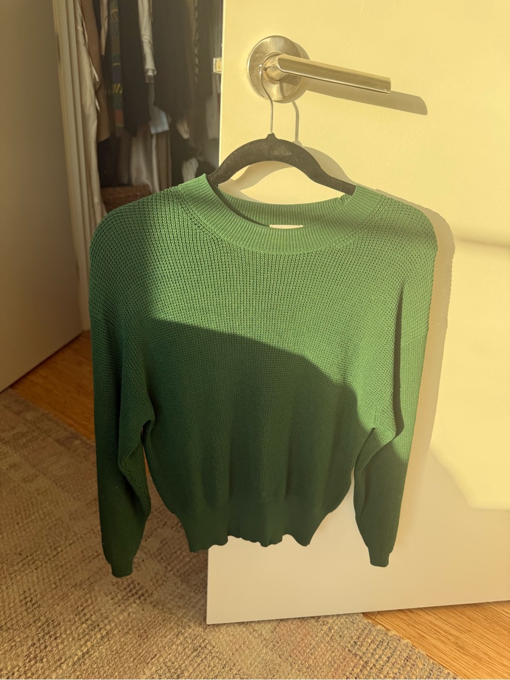 Wilfred Forest Green Crewneck Sweater